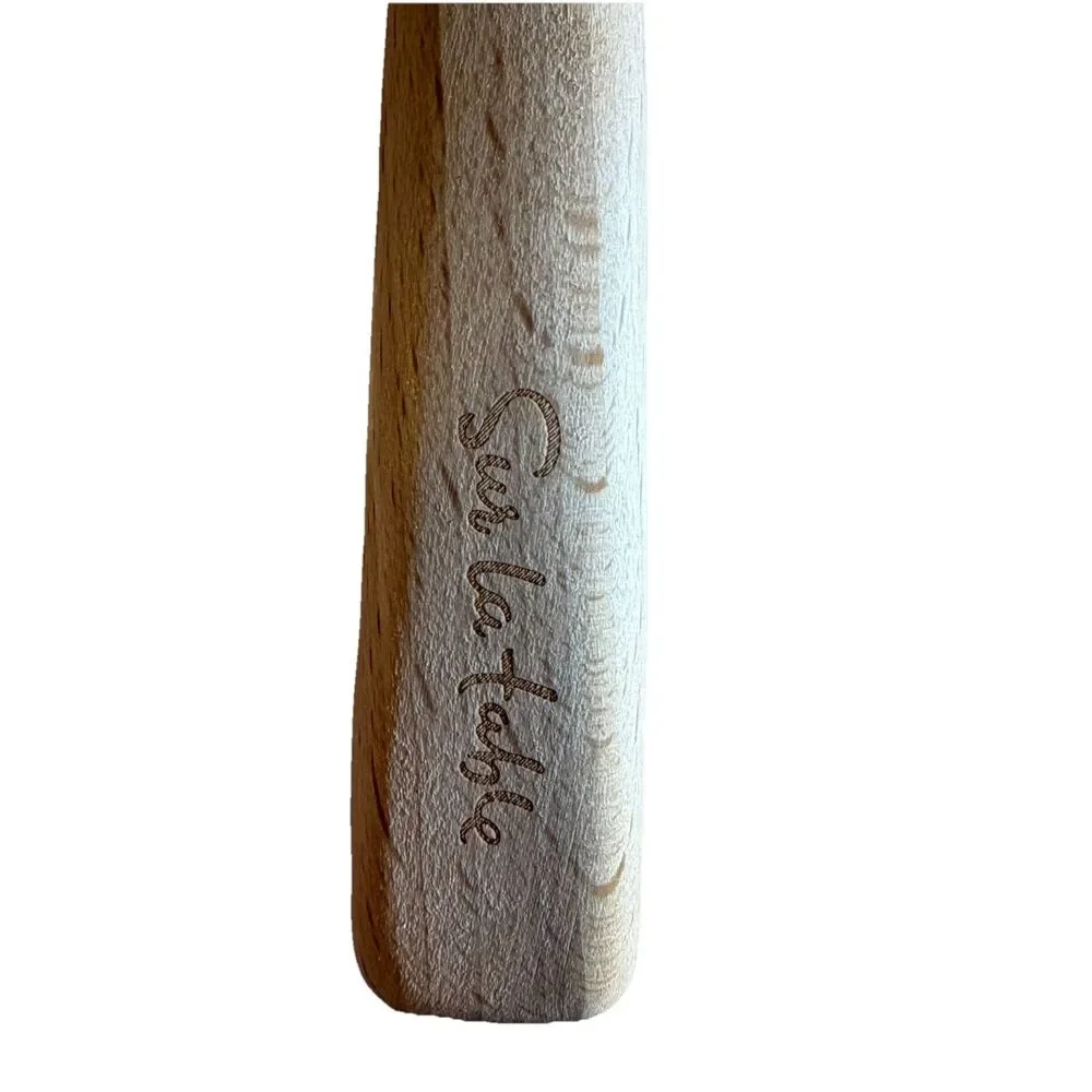 Sur la Table‎ Tovolo Snowman Silicone Spatula Scraper Red Wood Handle 13”